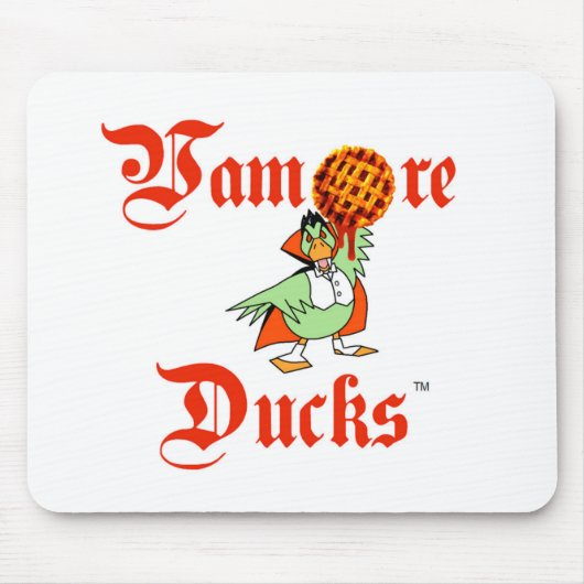 Vampir duckt Logo Mousepad (Vorne)