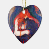Vampir Edvard Munch Keramikornament (Links)