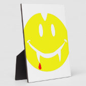 Vampir Emoji dracula Fotoplatte (Seite)