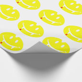 Vampir Emoji dracula Geschenkpapier (Ecke)
