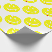 Vampir Emoji dracula Geschenkpapier (Ecke)