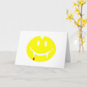 Vampir Emoji dracula Karte (Gelbe Blume)