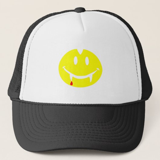 Vampir Emoji dracula Truckerkappe (Vorderseite)