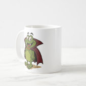 Vampir-Frosch-Tasse Kaffeetasse (Vorderseite Links)