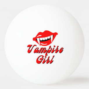 Vampir Girl Tischtennisball