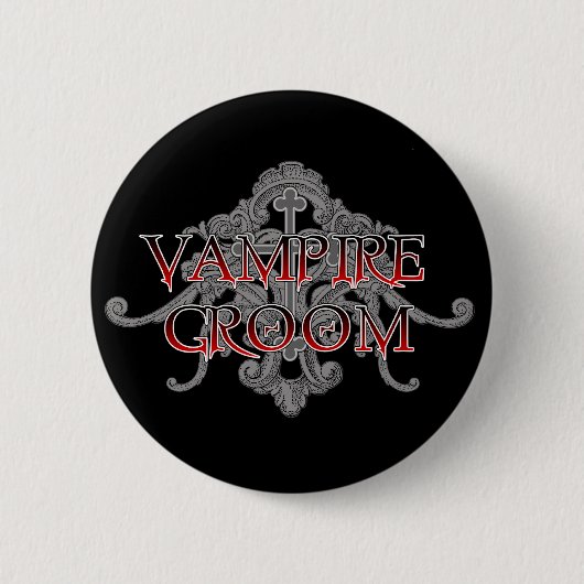 Vampir Groom Button (Vorderseite)