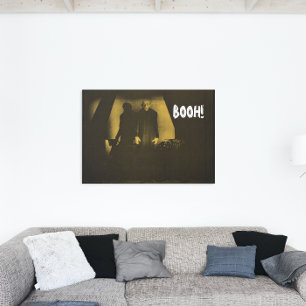Vampir Horror Nosferatu Gelb Leinwanddruck