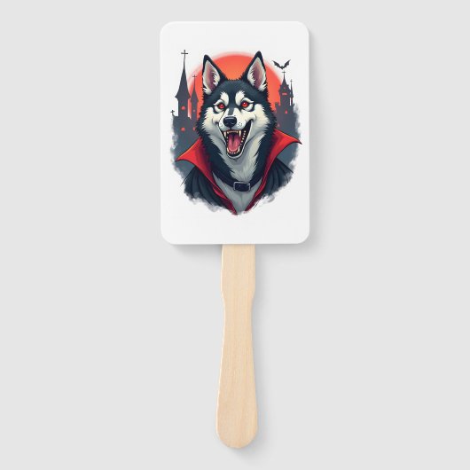 Vampir-Husky-Biss Fächer (Vorderseite)