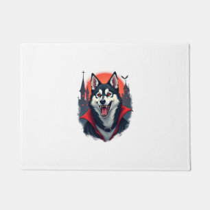 Vampir-Husky-Biss Fußmatte