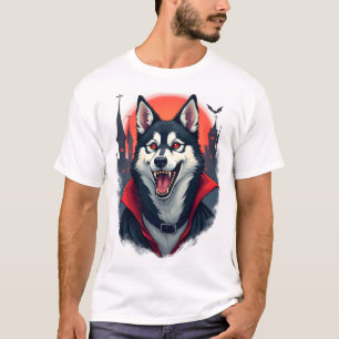 Vampir-Husky-Biss T-Shirt