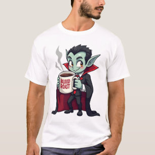 Vampir-Kaffeeliebhaber � Grusel-Latte-Shirt T-Shirt