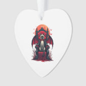 Vampir-Katzenlord Ornament (Vorderseite)