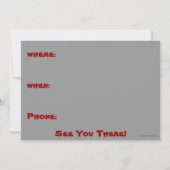 Vampir Kilroy Einladungen (Rückseite)