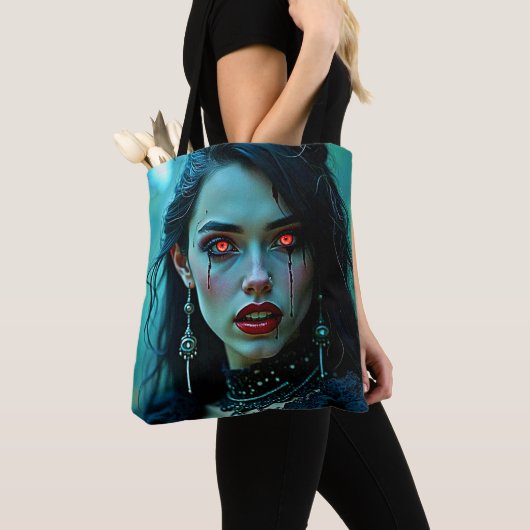 Vampir Königin: Dunkle Anziehung Kunst Tasche (Von Nahem)