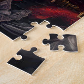 Vampir Königin unter leuchtendem Mond Puzzle (Seite)