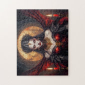 Vampir Königin unter leuchtendem Mond Puzzle (Vertikal)
