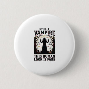 Vampir-Kostüm-Shirt Lustiges Halloween-Mensch-Verk Button