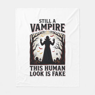 Vampir-Kostüm-Shirt Lustiges Halloween-Mensch-Verk Fleecedecke