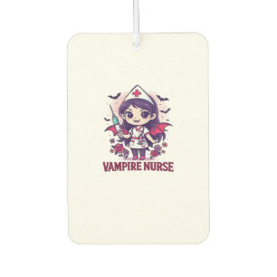 Vampir-Krankenschwester-Shirt � Lustiges Halloween Autolufterfrischer
