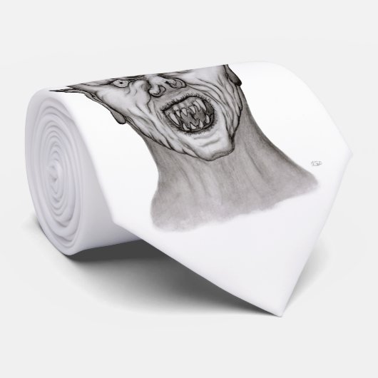 Vampir Krawatte (Gerollt)