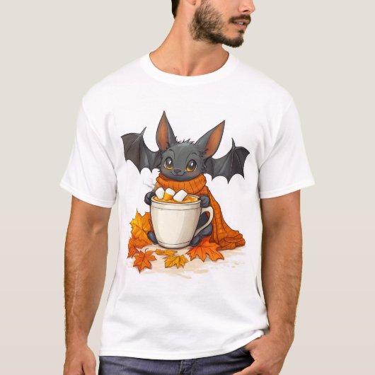 Vampir-Kürbis-Latté T-Shirt (Vorderseite)