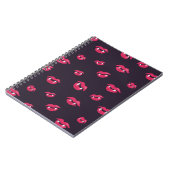 Vampir-Lippen und Fangs-Gotik Notizblock (Linke Seite)