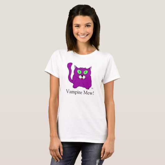 Vampir Mew Spitze T-Shirt (Vorne ganz)