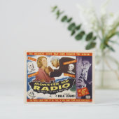 Vampir Monster von der Monster-Kid-Radio-Postkarte Postkarte (Stehend Vorderseite)