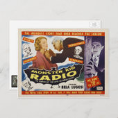 Vampir Monster von der Monster-Kid-Radio-Postkarte Postkarte (Vorne/Hinten)