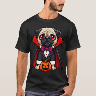 Vampir-Mops-Gruseligkeit T-Shirt