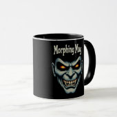 Vampir-Morphing-Tasse Tasse (VorderseiteRechts)