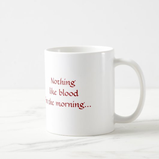 Vampir, nichts mögen Blut morgens… Kaffeetasse (Rechts)
