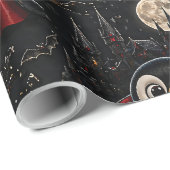 Vampir-Pinguin-Geschenkpapier Geburtstage Weihnach Geschenkpapier (Rolleneckpunkt)
