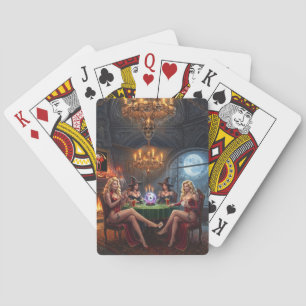Vampir-Poker-Ghule wollen nur Spaß haben Spielkarten