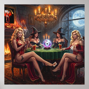 Vampir-Poker-Mädchen wollen einfach nur Spaß haben Poster
