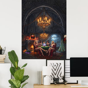 Vampir-Poker-Mädchen wollen einfach nur Spaß haben Poster