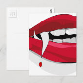 Vampir Postkarte (Vorne/Hinten)