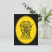 Vampir Postkarte (Stehend Vorderseite)