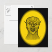 Vampir Postkarte (Vorne/Hinten)