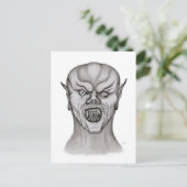 Vampir Postkarte (Stehend Vorderseite)