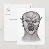 Vampir Postkarte (Vorne/Hinten)