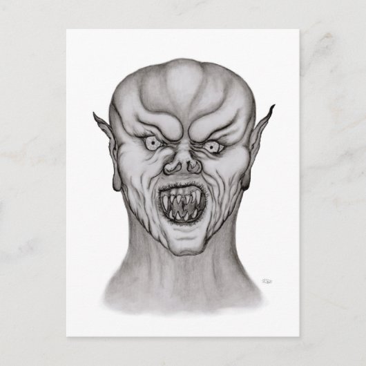 Vampir Postkarte (Vorderseite)