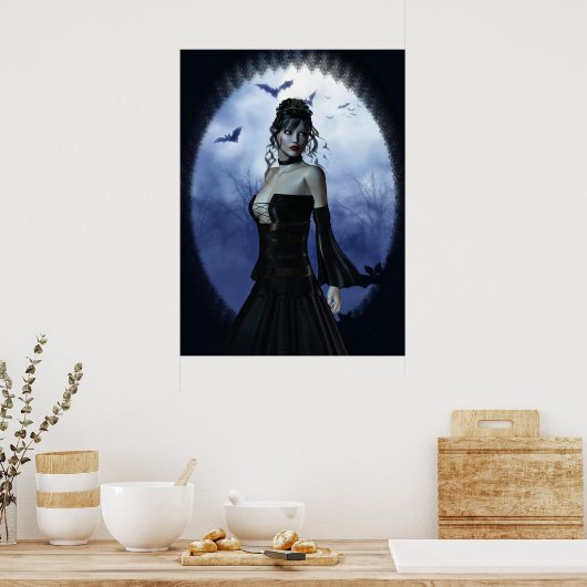 Vampir-Princess-Poster Poster (Küche)