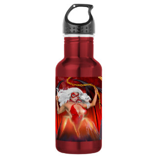 Vampir-Rebellin: Vulkanausbruch Edelstahlflasche