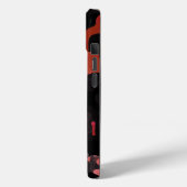 Vampir-Rot-Tarnmuster Gruselig Horror Case-Mate iPhone Hülle (Rückseite / Links)