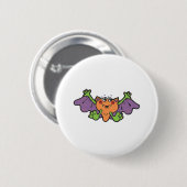 Vampir-Schläger für niedlichen Cartoon Button (Vorne & Hinten)