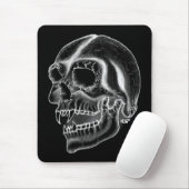 Vampir skull Schwarzweiß-Design Mousepad (Mit Mouse)