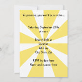 Vampir-Speck und alberner Eibrunch Einladung (Rückseite)