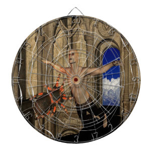 Vampir Spinnennetz Dartscheibe