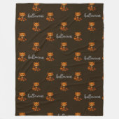 Vampir-Teddy-Halloween-Decke Fleecedecke (Vorderseite)